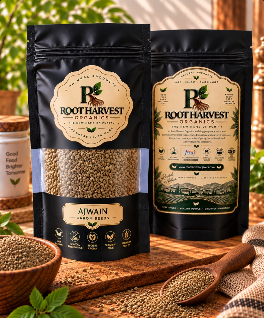 Organic Ajwain (Whole Carom Seeds)